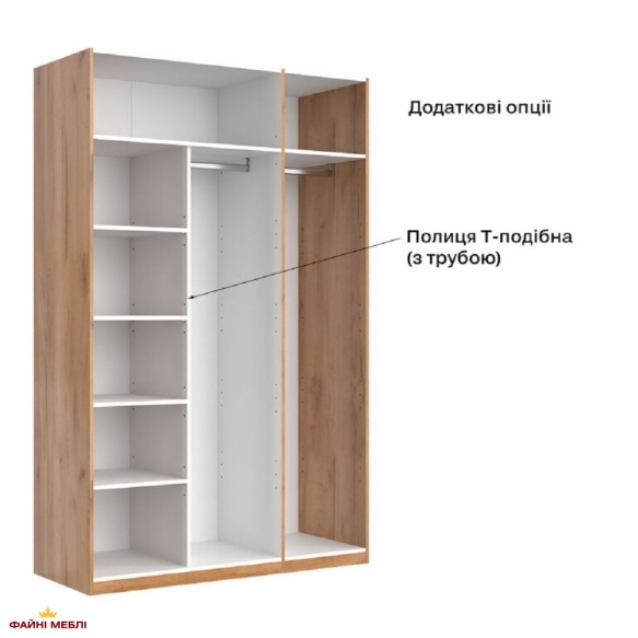 Шкаф 3дв Рамона 1
