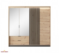 Шафа 4D2S/220 Perfect Home Tally 4 дверна дуб артизан 220 см