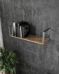 Полка настенная аппалачи/черный XS28