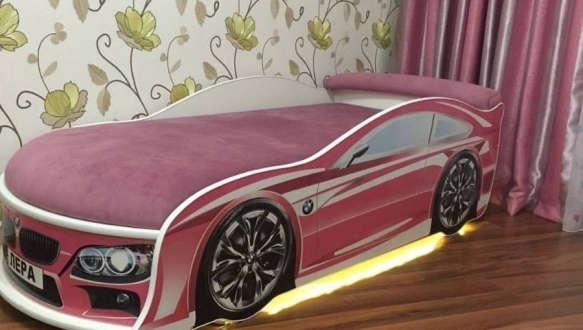 Кровать-машина для девочки 2