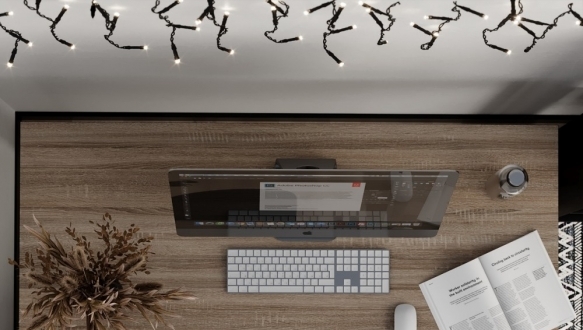 Письмовий стіл Brevity Loft standart Дуб вінтаж оксид/Чорний метал 0