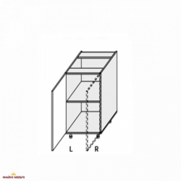 Секция нижняя левая 30Н/820 1дв Миллениум