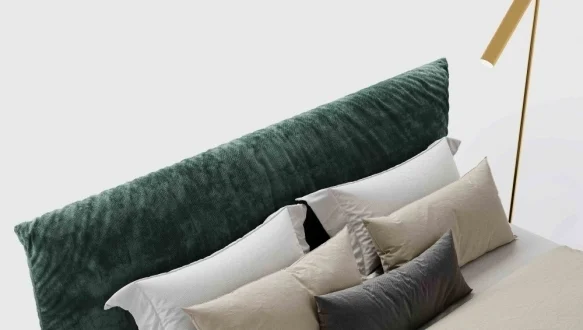  Ліжко двоспальне м'яке Woodsoft Kemi / Кемі з підйомним механізмом та нішею для білизни 11