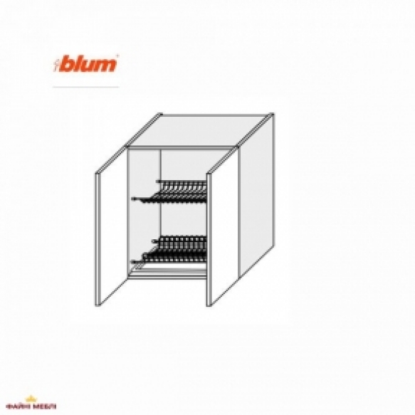 Секція верхня сушка 80ВС/720 2дв Pro Blum+Rejs Міленіум