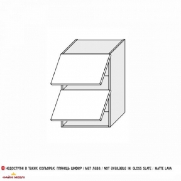 Секция верхняя газ лифт 80В/900 2дв Глори