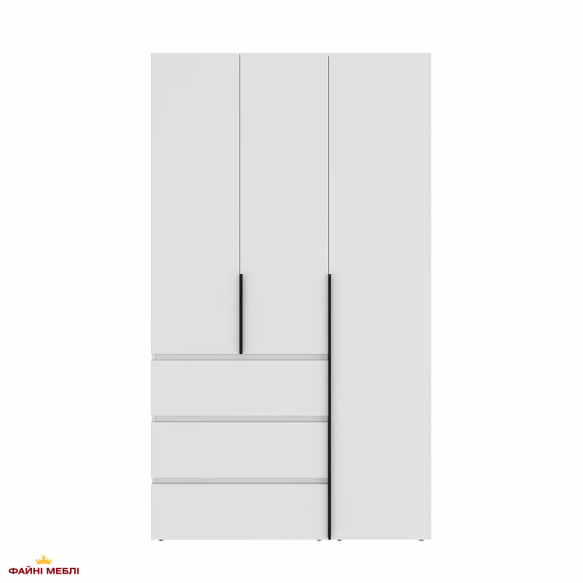 Шкаф распашной комбинированный 3-дверный Art In Head №2 Light 120см 4 Шкаф распашной комбинированный 3-дверный Art In Head №2 Light 120см 4