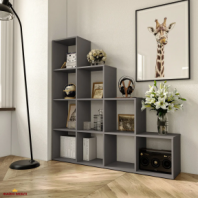 Стеллаж антрацит на 10 ячеек GT40