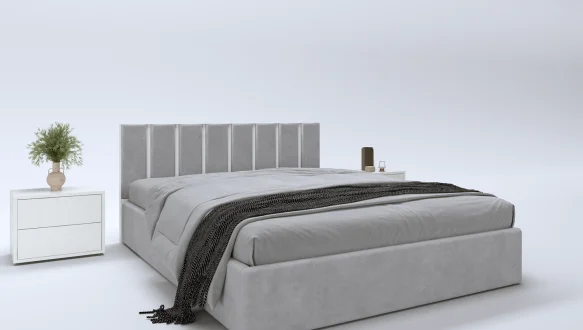 Ліжко дерев'яне з м'якою вставкою DrevKO Верона 1 0