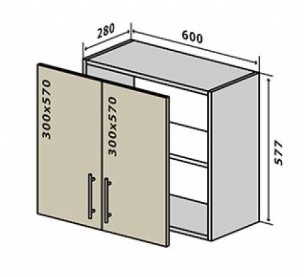 №53 Верх 60-57,7 MoDa Matt