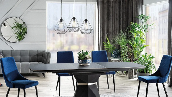 Стул Piano B Velvet синий 2