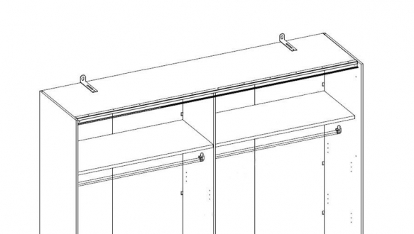Шкаф-купе 73 LIVORNO 2