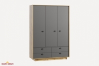 Шкаф Морели К006 Куба 3 дверная дуб аппалачи 150 см