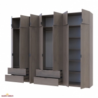 Шафа для одягу Дорос Лукас канноло 7 дверна 300 см