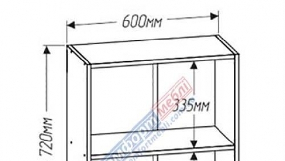 Тумба верхняя В60.72.2СК/В60.92.2СК. Бар Минимал 0
