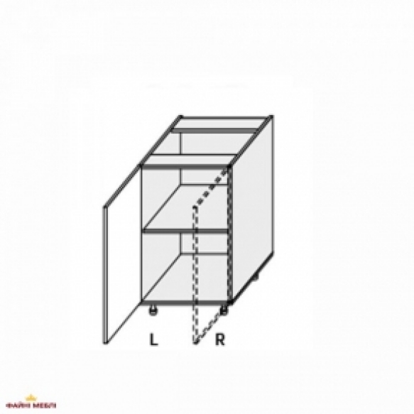 Секция нижняя правая 40Н/820 1дв Миллениум