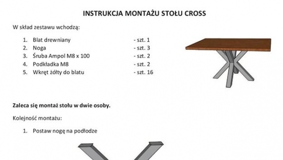 Стол CROSS DAB 2