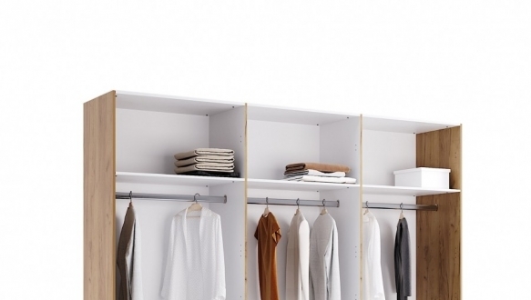 Шкаф 6дв глянец Ники 0