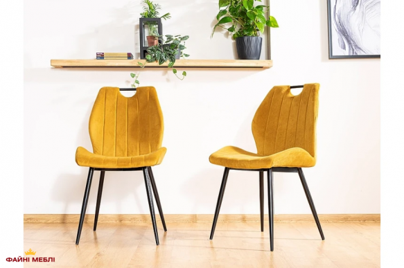 Стілець Arco Velvet каррі 2