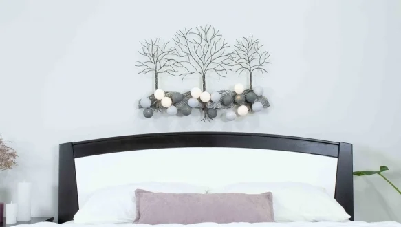 Ліжко двоспальне дерев'яне Дрімка Женева Бук 2