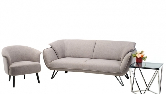 Стол кофейный CP-2 тонированный + серебро 11