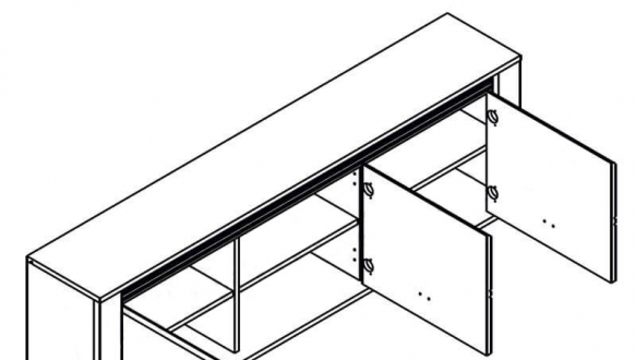 Шкаф навесной SFW3D Селена 0