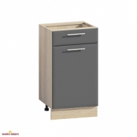 Тумба нижняя Н40.82.1Я1Д Хай-Тек глянец перламутр