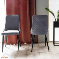 Стілець Piano B Matt Velvet сірий