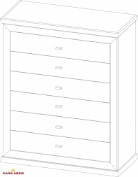 Комод 6Ш Орегон