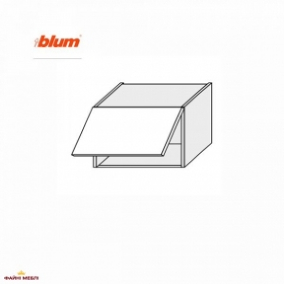 Кухонная секция Миллениум верхняя 50В/360 1дв Aventos Pro Blum