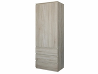 Шкаф Морели Т210 2 дверный сонома с полками 80 см