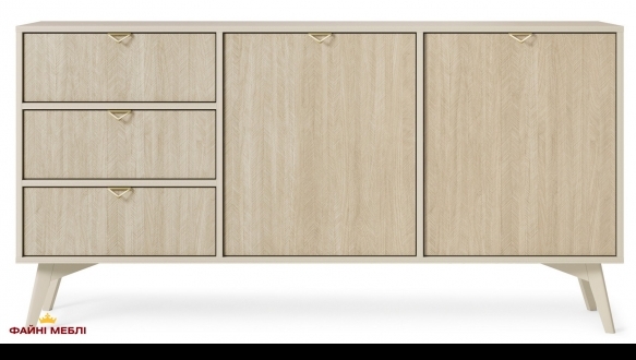 Комод беж пісочний/ялиця сканді Forest KSZ158 2