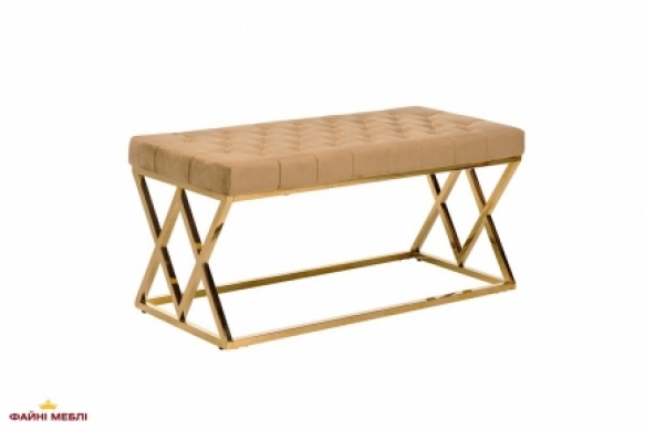 Банкетка BN-2 капучино + золото