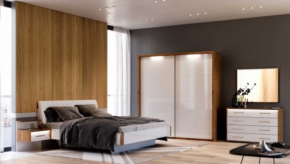 Прикроватные тумбы подвесные 2шт. Ники 0