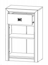 Тумба KOM1D1S Коен ІІ