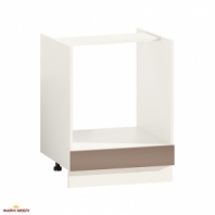 Тумба нижняя Н60.82 под духовку Крашеный высокий глянец с печатью