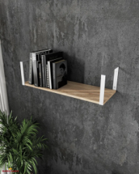 Полка настенная сонома/белый XS28