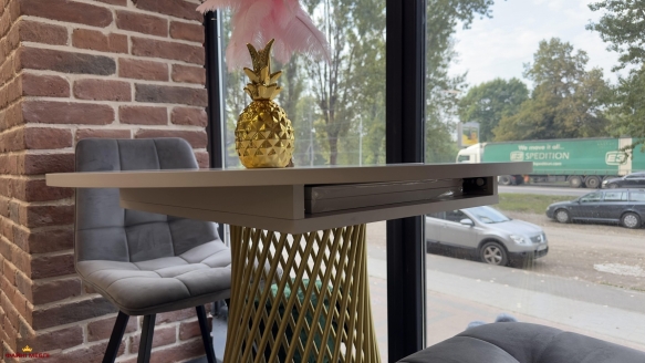 Стол круглый раскладной MebliRoMax Rondo slide / Рондо Слайд D900 9