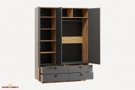 Шкаф Морели К006 Куба 3 дверная дуб аппалачи 150 см