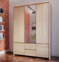  Шафа SZF5D2S ВМК Украіна Каспіан Сонома 3 дверна дуб стірлінг 154 см