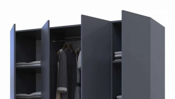 Шафа 4Д Гелар Дорос 4 дверна білий 155 см 3