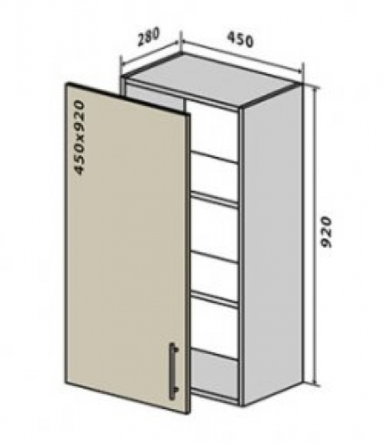 №44 Верх 45-92 MoDa Matt