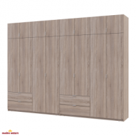 Шафа для одягу Дорос Лукас дуб сонома 8 дверна 320 см