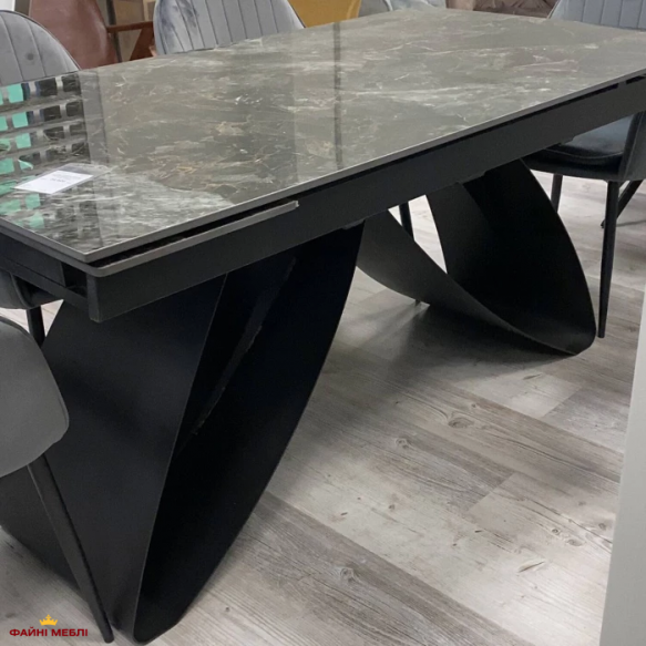 Стол Garold (160-220 см) Crimea Grey Glossy 3