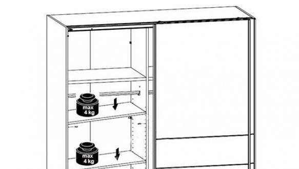 Шкаф-купе SZF/153 SALINS 3