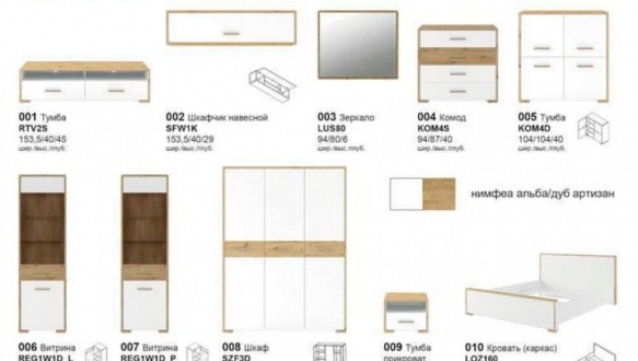 Шкаф навесной SFW1K Бука 0