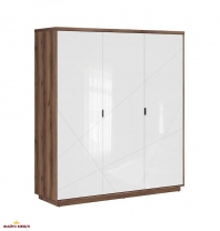 Шафа SZF3D BRW Poland Forn 3 дверна білий глянець 180 см