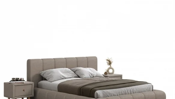 Ліжко м'яке двоспальне Віоріна Деко Подіум 23