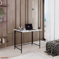 Стол-трансформер Sly Белый/Чёрные ноги