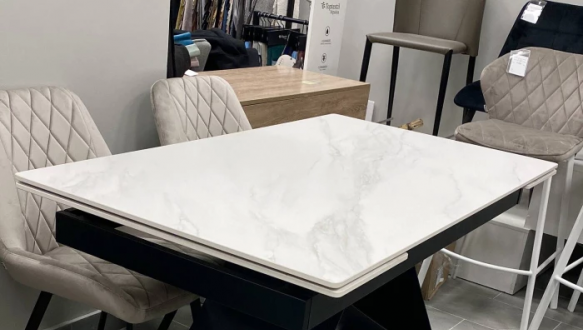 Стіл Roland (140-200 см) Silver White Silk Matt 0