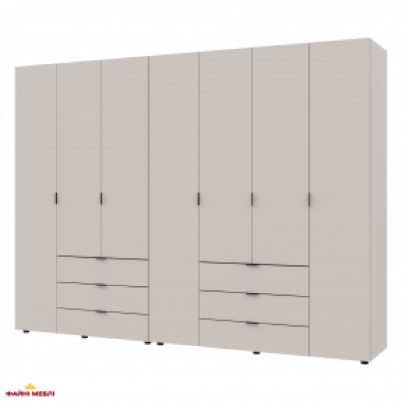 Шкаф Дорос Геллар кашемир 7 дверной 271,2 см Шкаф Дорос Геллар кашемир 7 дверной 271,2 см